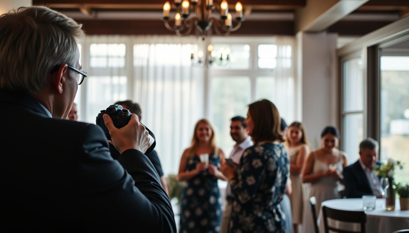 Fotografía clara para eventos pequeños